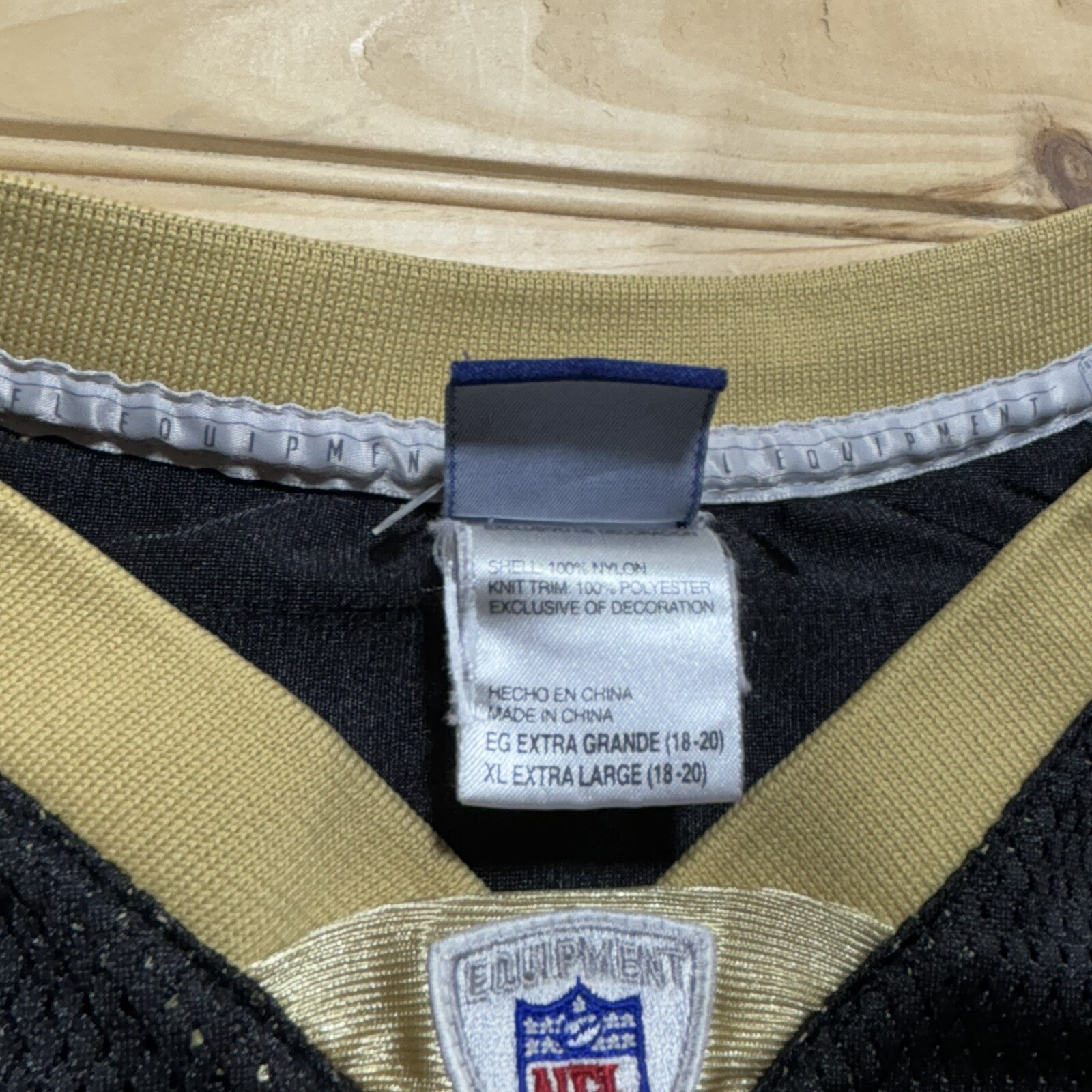 Reebok New Orleans Saints Reggie Bush #25 NFL On Field Jersey Youth Size XL thumbnail 8