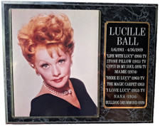 LUCILLE BALL PLAQUE/15" X 12"/FREE U.S. SHIPPING