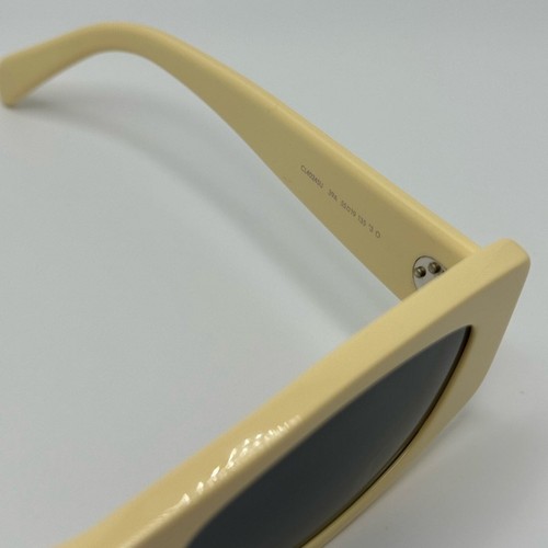 NEW CELINE Sunglasses CL40245U 5539A Shiny Solid Butter Beige Grey Women - Picture 7 of 12