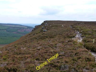 Photo 6x4 Long Crag Callaly Showing that the trig point is some distance  c2014