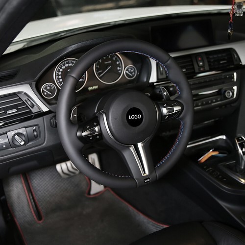 M3/M4 Steering wheel For BMW F30 F20 F25 F32 F48 Leather Cover sports paddle - Bild 16 von 16