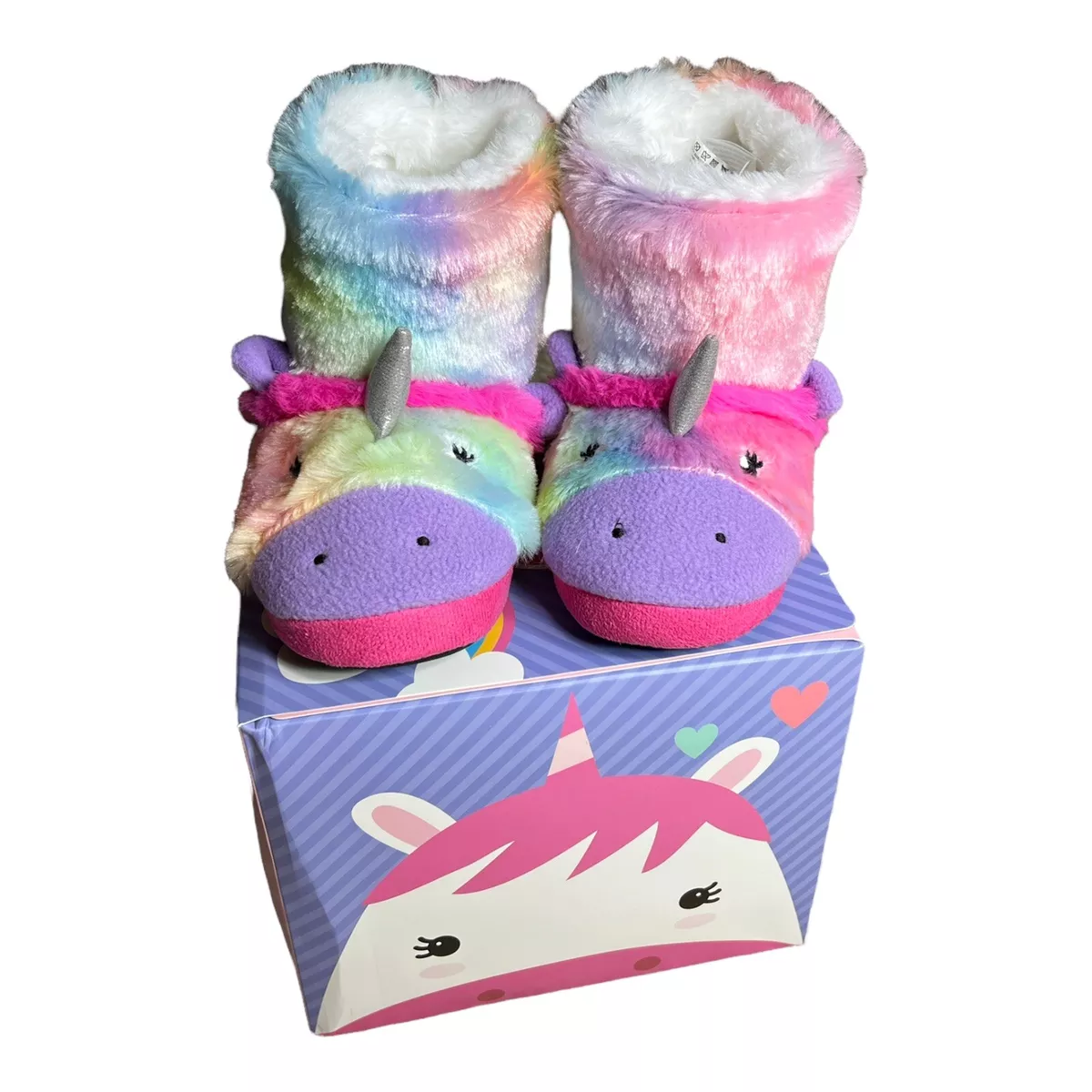 Totes toasties unicorn best sale slippers