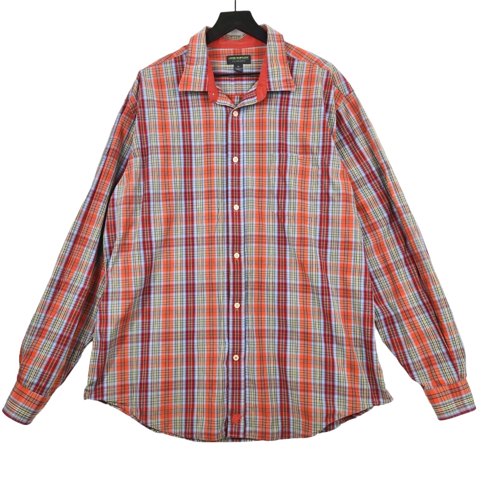John Bartlett Consensus Mens Button Down Shirt Si… - image 1