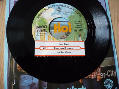 Liverpool Express - Hold Tight - Lost For Words - 7'' Vinyl Single aus Sammlung