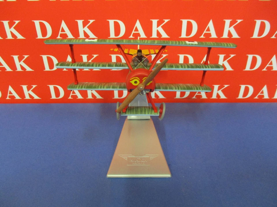 Die cast 1/48 Modellino Aereo Aircraft Fokker Dr.1 Last Fight 1918 W.Steinhauser - Immagine 3 di 4