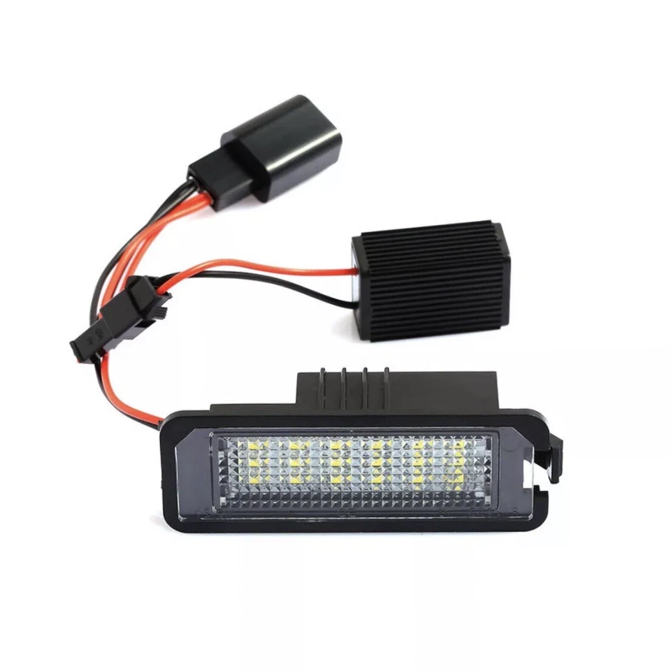 2X VW SCIROCCO REPLACEMENT REAR NUMBER PLATE LED UNITS CANBUS ERROR FREE - Image 4 of 4