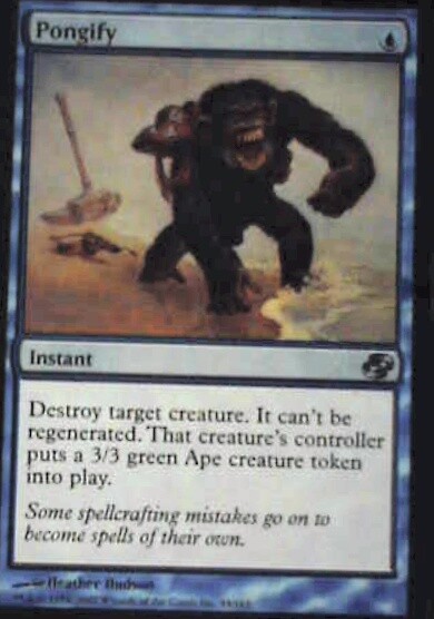 mtg cards like pongify Pongify [62] [Double Masters] [Foil] – Face to Face Games main image 1
