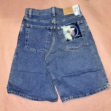 Vintage 1990 s Levis 565 Shorts, Wide Leg, Deadstock NWT, Size W 29