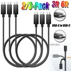 Heavy Duty 3ft 6ft USB C Type-C Fast Charging Data Sync Charger Cable Long Cord