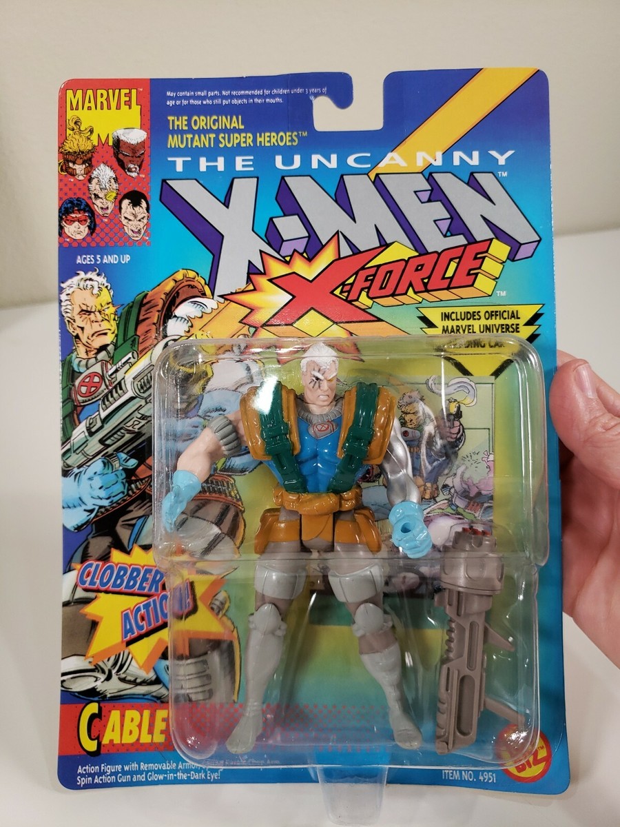 The Uncanny X Men X-Force Cable Figure with Clobber Action Marvel