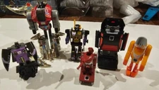 1984-86 VINATGE G1 TRANSFORMERS LOT OF 6 BOTS LOT#103