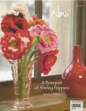 Noni Knitting Pattern 212 Bouquet of Shirley Poppies Felted Flowers Pattern Only