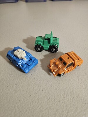 1990 Transformers Dropshot Growl G1 Micromasters Lot of 3