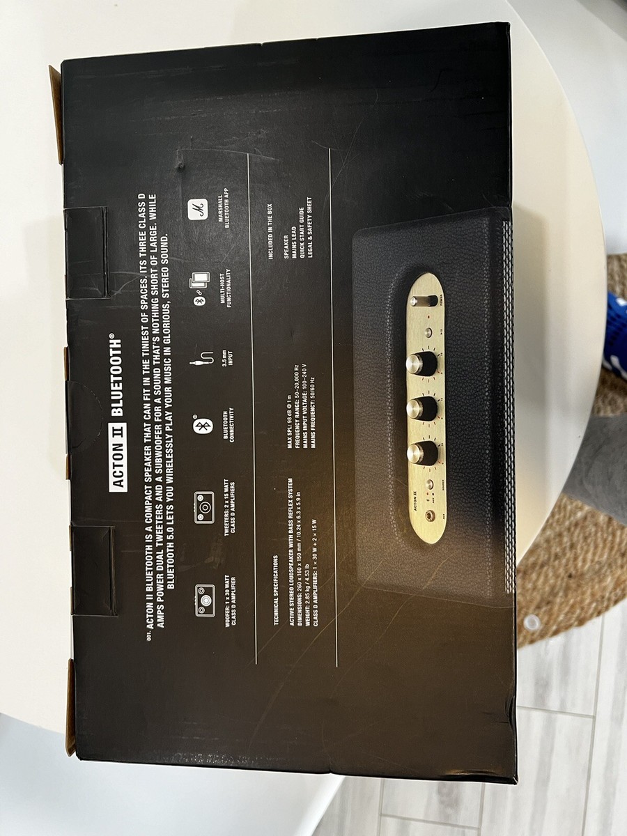 (美品) Marshall ActionII ブラック 美品) Marshall ActionII ブラック