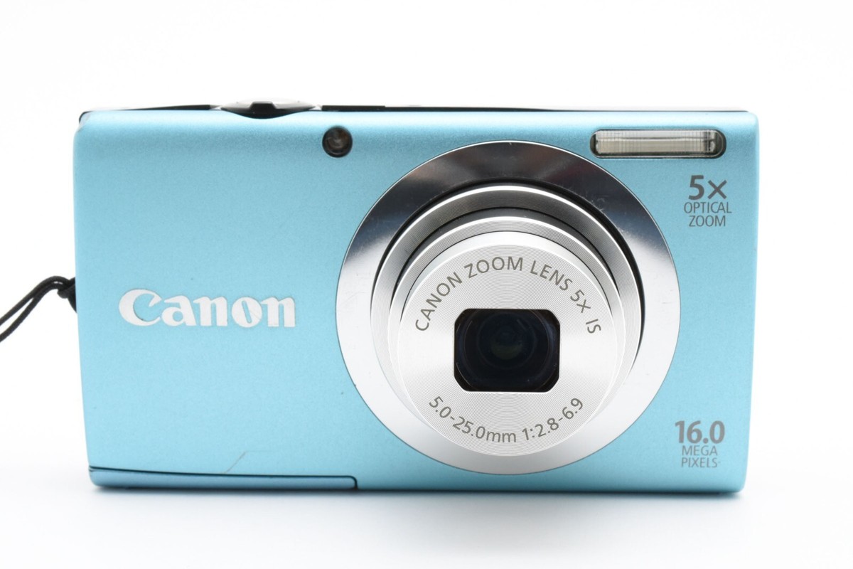 Canon powershot a2400 水色　コンパクトデジタルカメラ Canon PowerShot A2400 IS Blue 16.0MP Digital Camera