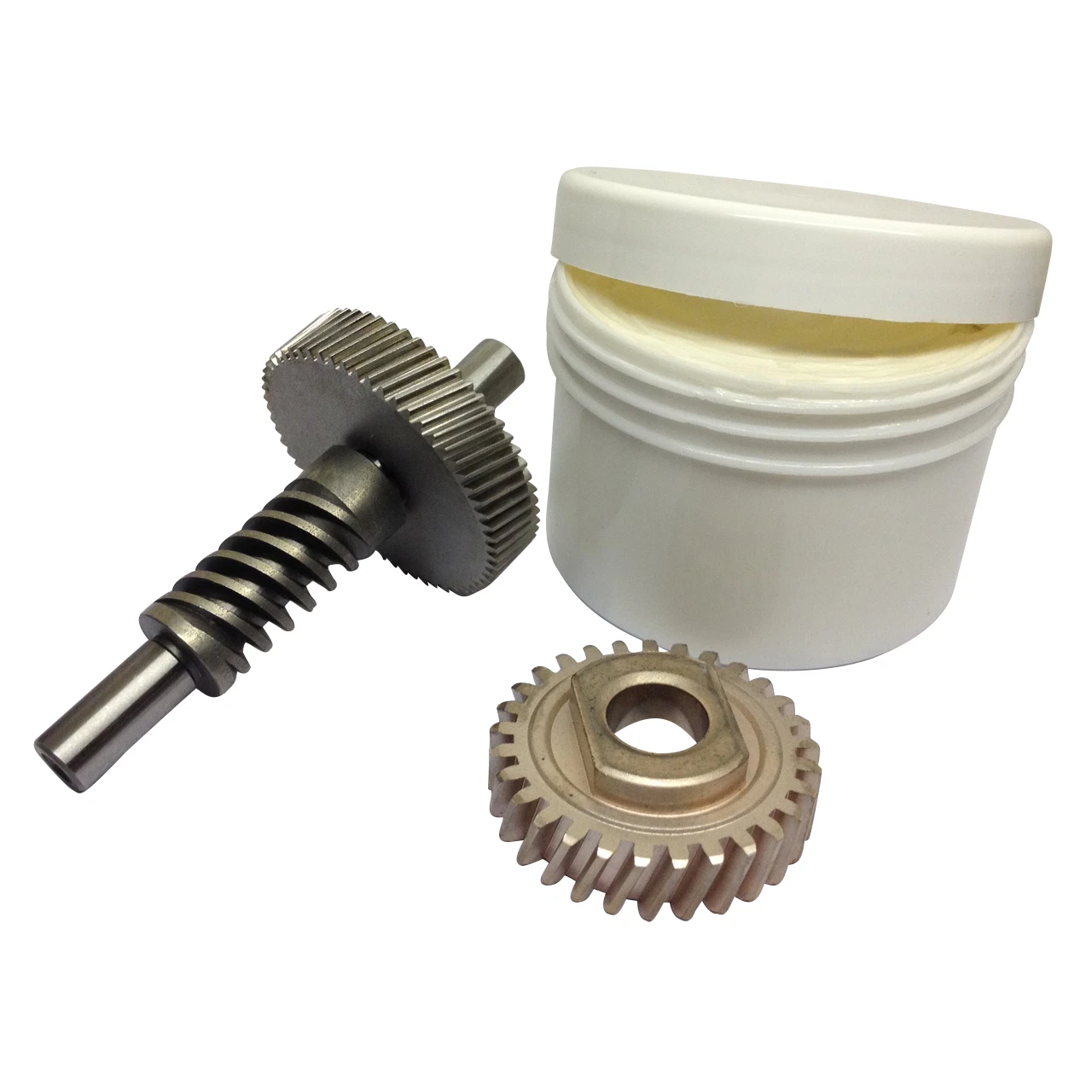 Kitchenaid Stand Mixer 6QT Worm Gear & Gear Follower With A Tub of Grease.
Opens in a new window or