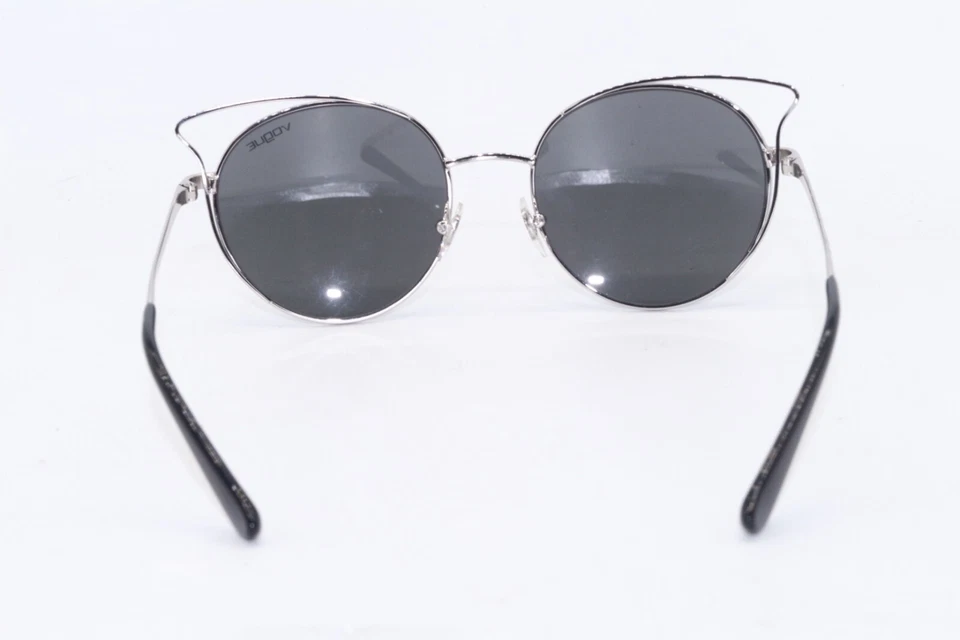 VOGUE VO4048-S 323 6G SILVER MIRRORED PURPLE AUTHENTIC DESIGNER SUNGLASSES 52-18 - Image 4 of 4