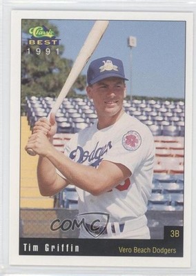 1991 Classic Best Vero Beach Dodgers Timothy Griffin #20 0f4