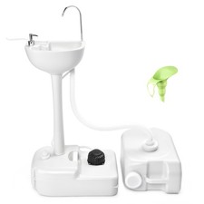 Apluschoice 17L Portable Camping Sink Hand Washing Station with Tank Outdoor