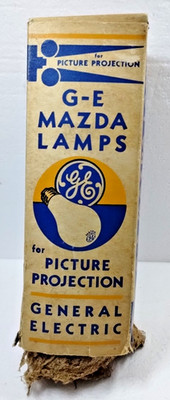 General Electric GE Mazda Lamps For Picture Projection 100W 120V T-8 1/2 CC-13 F