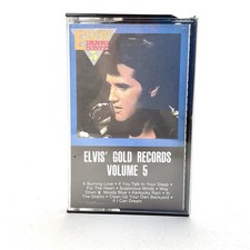Vintage Cassette Tape - Elvis Presley Elvis  Gold Records Volume 5 AFK1-4941