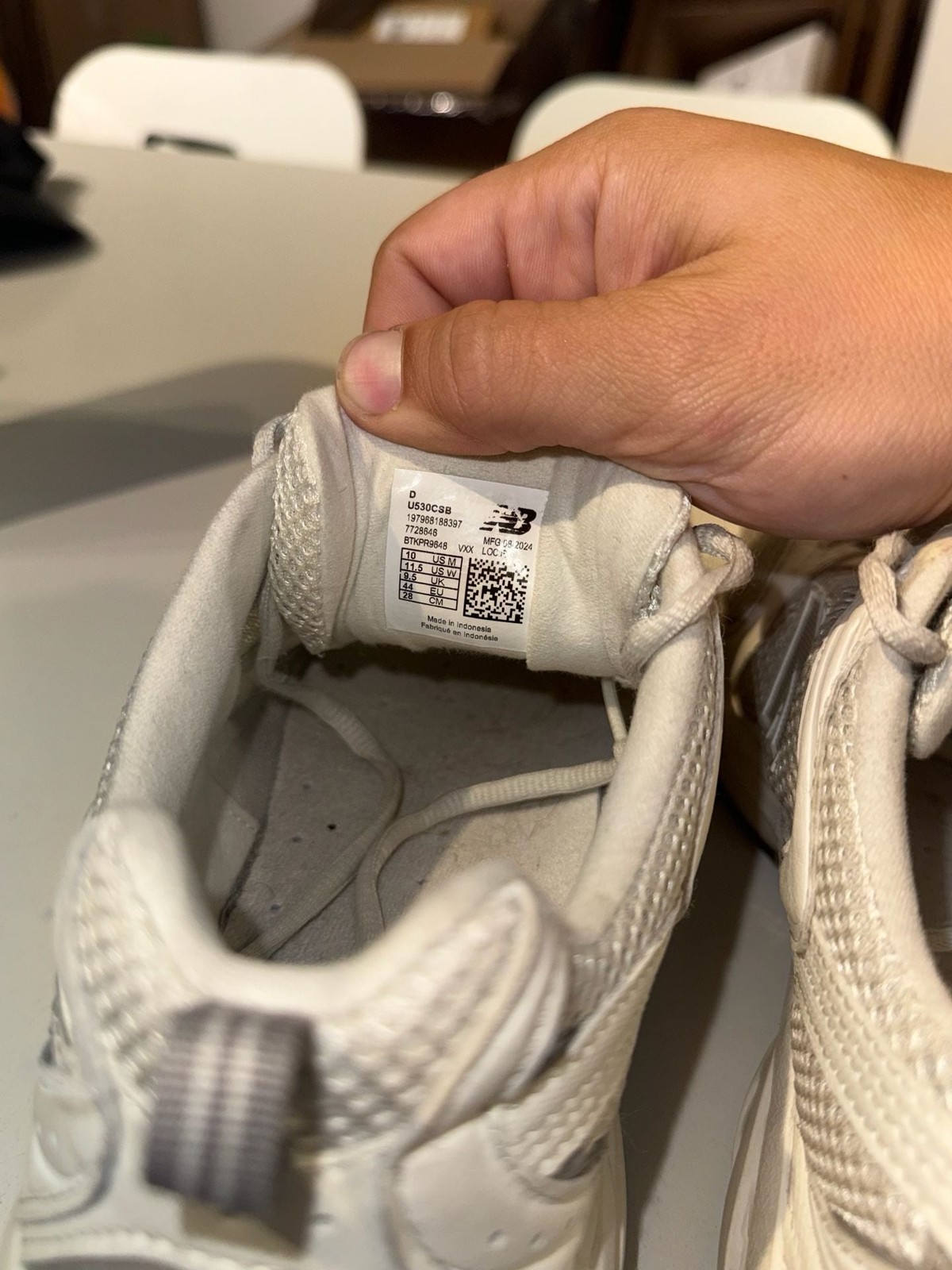 New Balance 530 Unisex Sneakers Casual Lifestyle Shoes Mesh White Brown U530CSB image 6