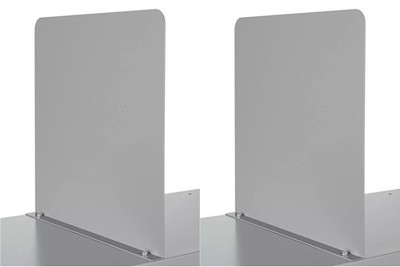 Set of 2 ~ U-LINE Packing Work Station Box Shelf Dividers - 16 x 16 H-7636 Uline