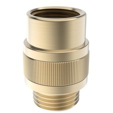 ChuangTim Shower Head Shut Off Valve, Flow 1/2 inches, Brushed Gold