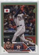 2023 Topps Japan Edition Jade Green /75 David Hensley #199 10pz