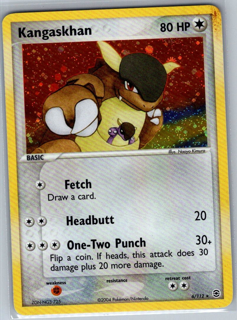 Kangaskhan 6/112 Holo FireRed & LeafGreen - Pokemon Card - NM