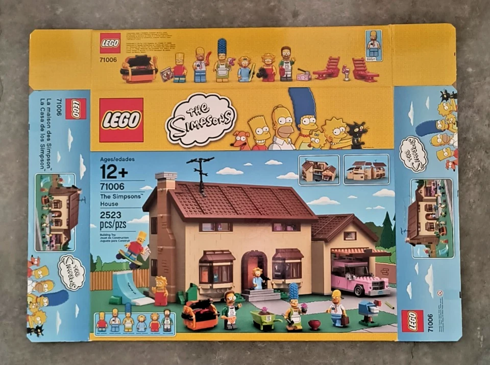 LEGO The Simpsons House (71006) 100% Complete with Box and Instructions - Image 4 of 4