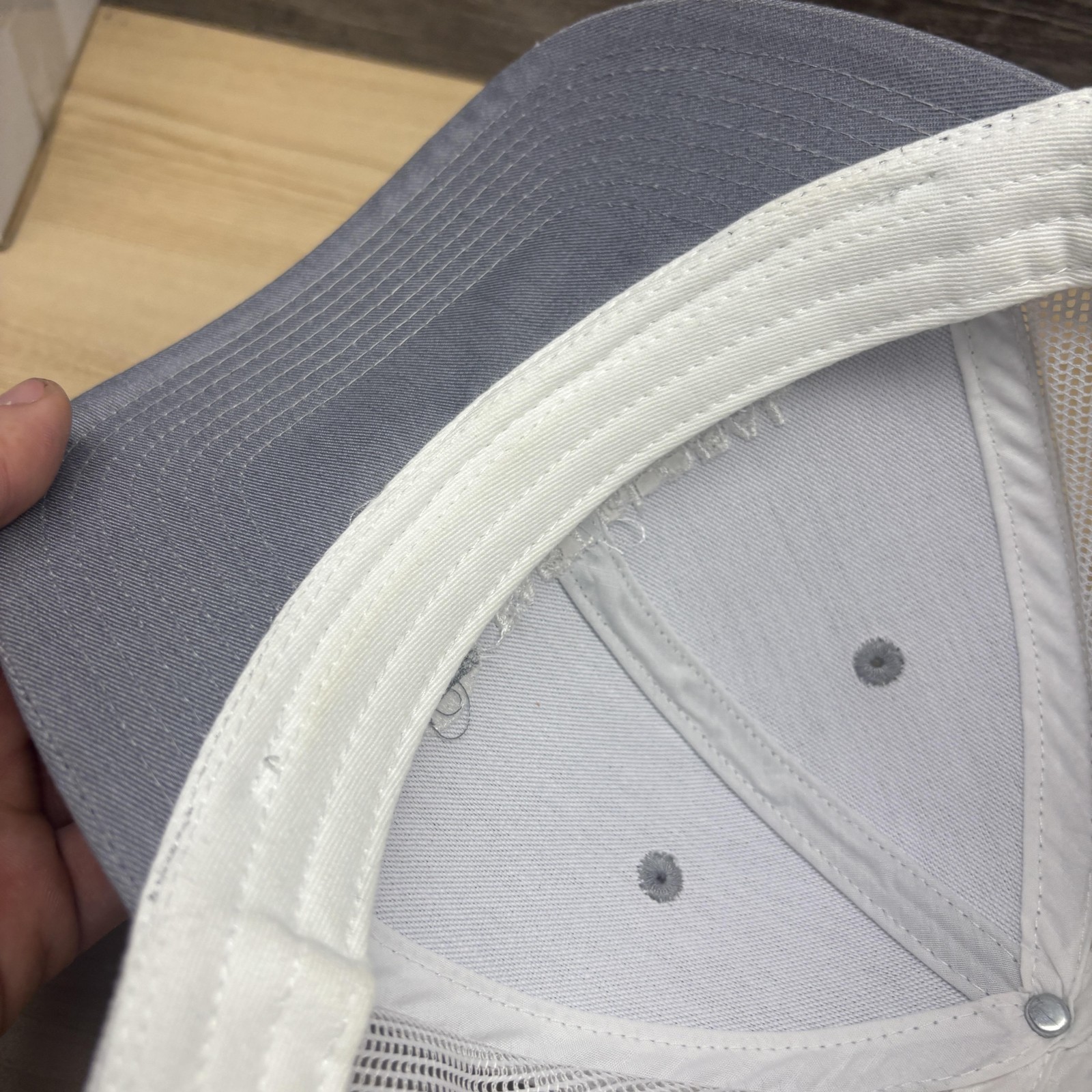 Fast Global Solutions Hat Cap Snap Back Gray Whit… - image 7