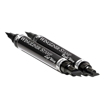 Winged Eyeliner Stamp Pen 2-Pack Waterproof Smudgeproof Long Lasting 8mm Black