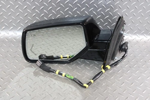 15-20 Yukon Black Cap Driver Side Left LH Power Door Mirror Blind Spot OEM WTY