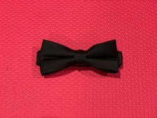 Tommy Hilfiger Youth Bow Ties Black Strap Length 13"  New 