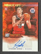 Kyshawn George 2024-25 Panini Hoops Hot Signatures Auto RC #HSR-KYS -ro21