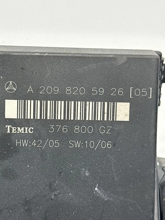 Centralina comfort di bordo Mercedes CLK A209 C209 2006 - Immagine 2 di 3