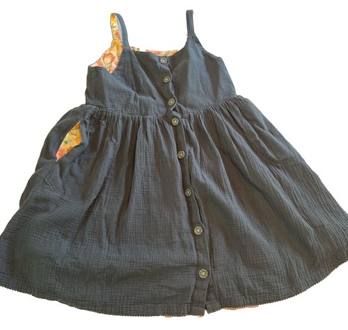 Matilda Jane Just Imagine Fallon Girls Button Front Jumper Dress 14 NWT - Picture 3 of 3
