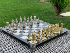 Chess Set Handmade British Decorative Wooden Board | Premium Collector Gift 🎁