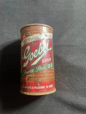 SF4 Vintage GOEBEL BEER PRIVATE STOCK 22 Flat Top Beer Can (AS-IS)
