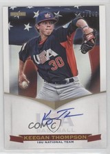 2012 USA Baseball National Team 18U Signatures 140/349 Keegan Thompson Auto 0fx6