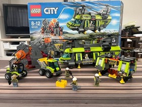 LEGO City Volcano Heavy - lift Helicopter No. 60125 Set With Box Instructions