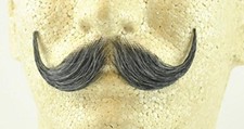 Rubie's Human Hair Handlebar Moustache 2013