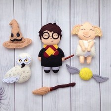 Harry Potter Dobby Set of 6 Felt Toys for Baby Mobile Nursery Crib...
