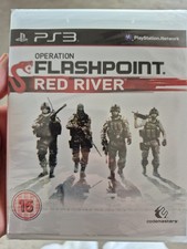 PS3 Operation Flashpoint RED RIVER Sony PlayStation 3 2011 NEW SEALED M 17+ ESRB