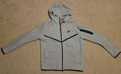 Nike Tech Fleece Windrunner Full-Zip Dark Grey/Black Jacket - Sz M