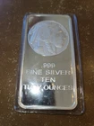 10 troy ounces Silver  .999 Bullion Indian Head Buffalo Design, Sealed