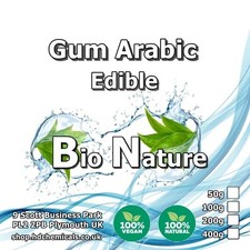 Gum Arabic Powder Edible 400g Food Grade Acacia Senegal Natural