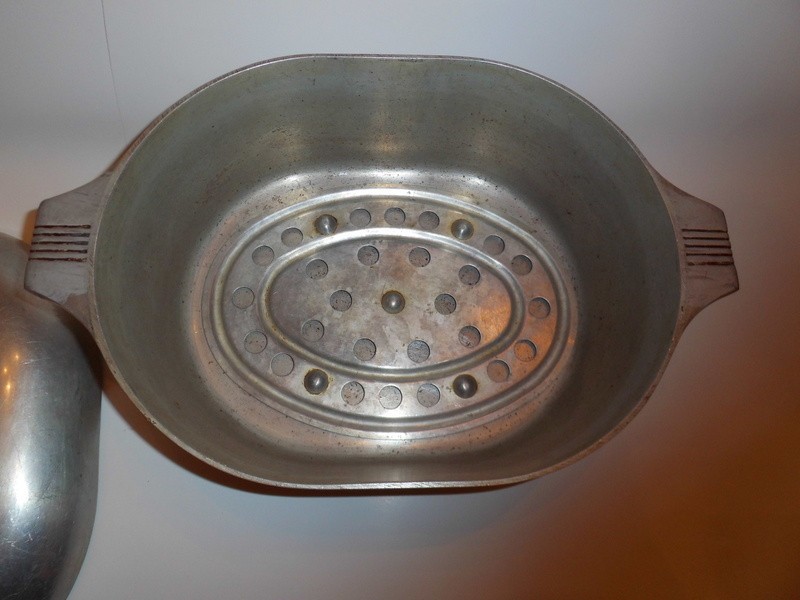 Wagner Ware Sidney O Magnalite 4265-P Roaster Dutch Oven w/Trivet & Lid & (VTG)