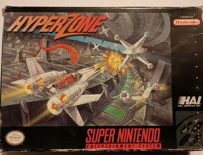 Hyperzone SNES Cart With Back And Instructions Great Shape
